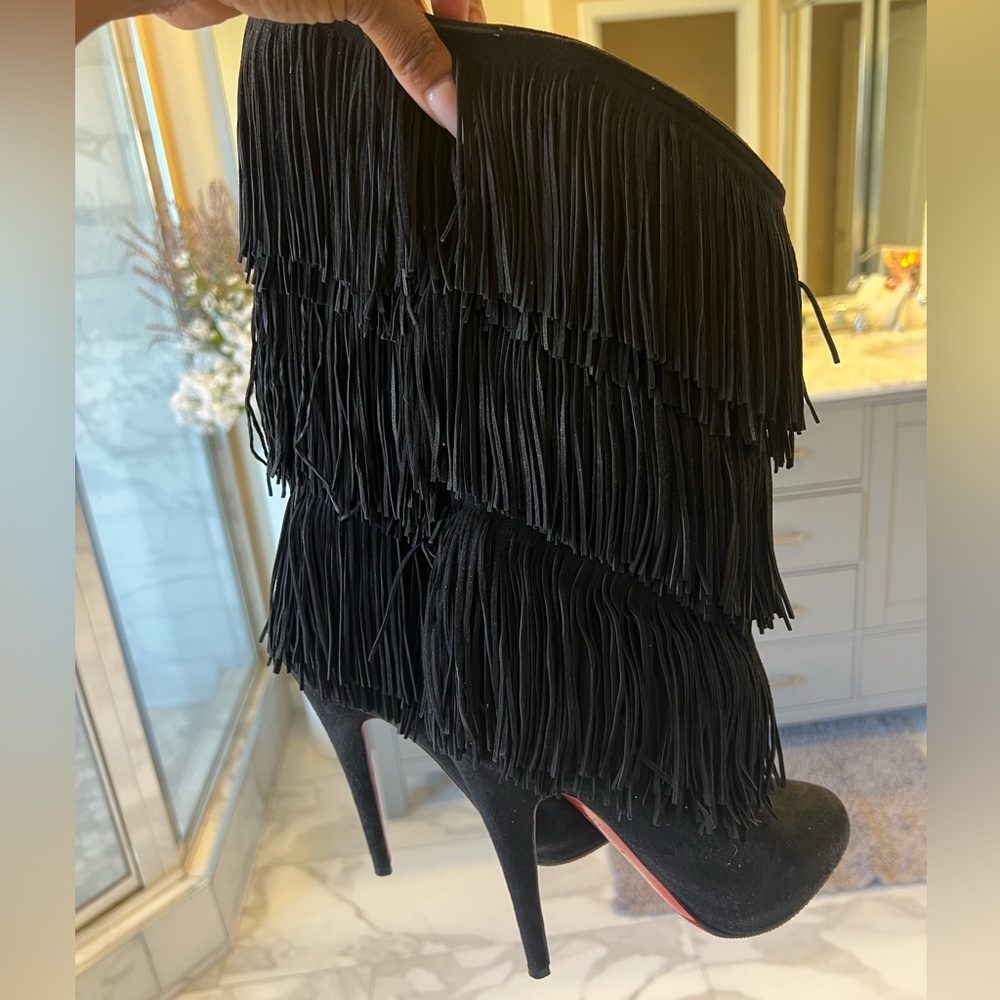 Tina Fringe Boots 38.5